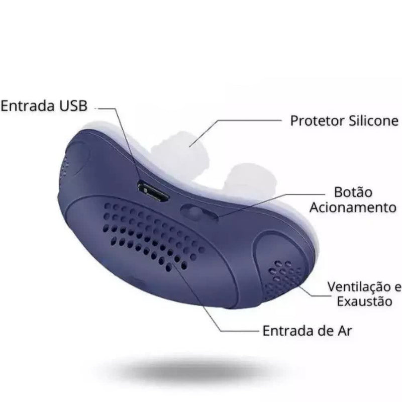 Anti Ronco Elétrico Mini Cpap - Aprovado pelos especialistas